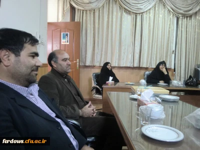 دیدار مسئولین بیمارستان دکتر شهید چمران فردوس به همراه پرستاران از مرکز بمناسبت هفته معلم