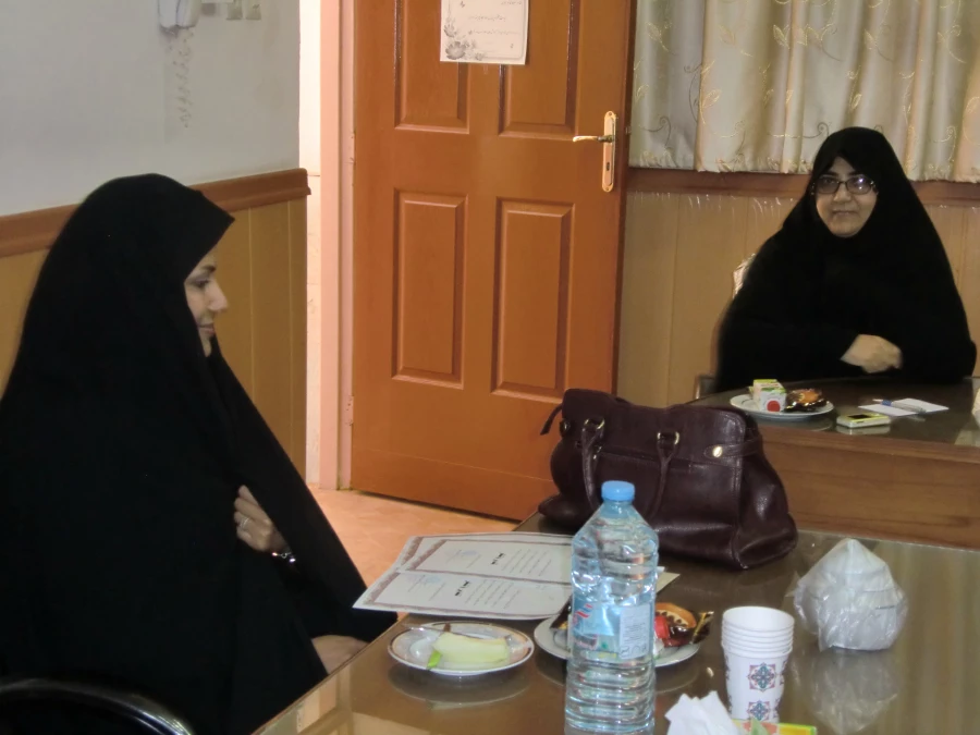 بازدید خانم میری ریاست محترم پردیس امام سجاد (ع) بیرجند