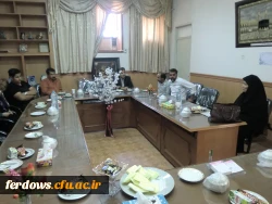 بازدید خانم میری ریاست محترم  پردیس امام سجاد (ع) بیرجند