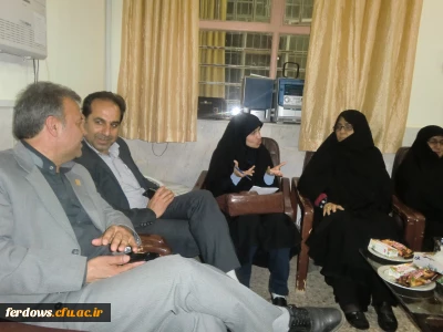 بازدید آقای زمانی رئیس محترم اداره امور رفاهی ودانشجویان وسرکارخانم کریمی