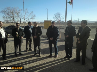 تجدید عهد دانشگاه فرهنگیان فردوس با شهیدان و امام شهیدان و غبار روبی مزار شهدا  در آستانه دهه فجر انقلاب اسلامی