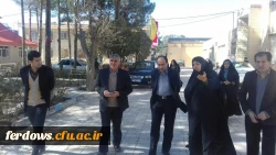بازدید نماینده مردم فردوس از واحد دانشگاهی بنت الهدی صدر