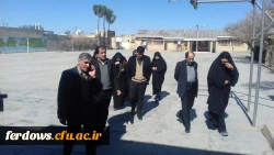 بازدید نماینده مردم فردوس از واحد دانشگاهی بنت الهدی صدر