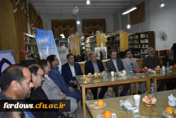 بازدید دکتر طاهری نیا از واحد فردوس