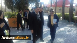 حضوردکتر حیدری مشاور معاون امور علمی ، فرهنگی و اجتماعی سازمان برنامه وبودجه کشور درفردوس