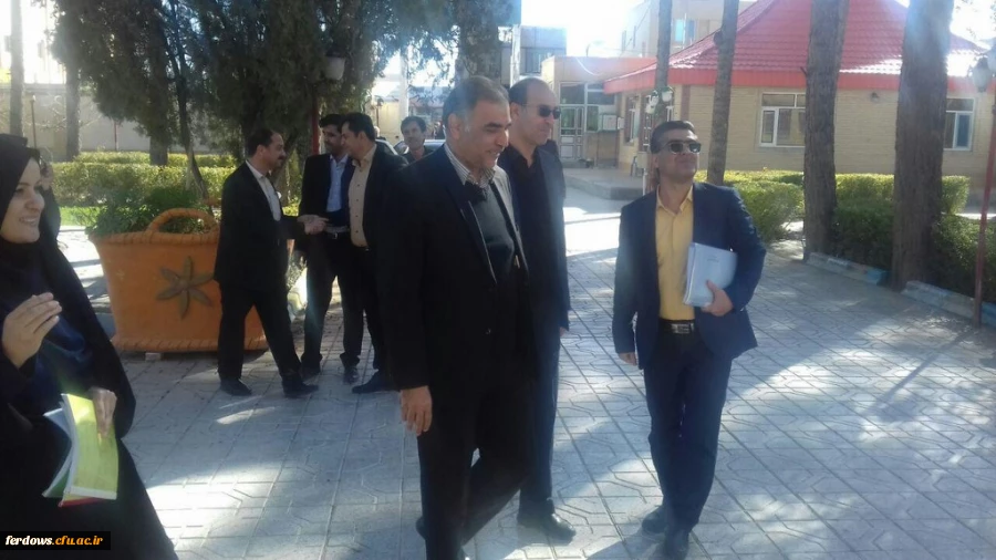 حضوردکتر حیدری مشاور معاون امور علمی ، فرهنگی و اجتماعی سازمان برنامه وبودجه کشور درفردوس