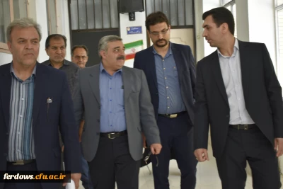 بازدید دکتر مصلحی  مدیرکل طرح و برنامه و بودجه سازمان مرکزی  از واحد بنت الهدی صدر فردوس