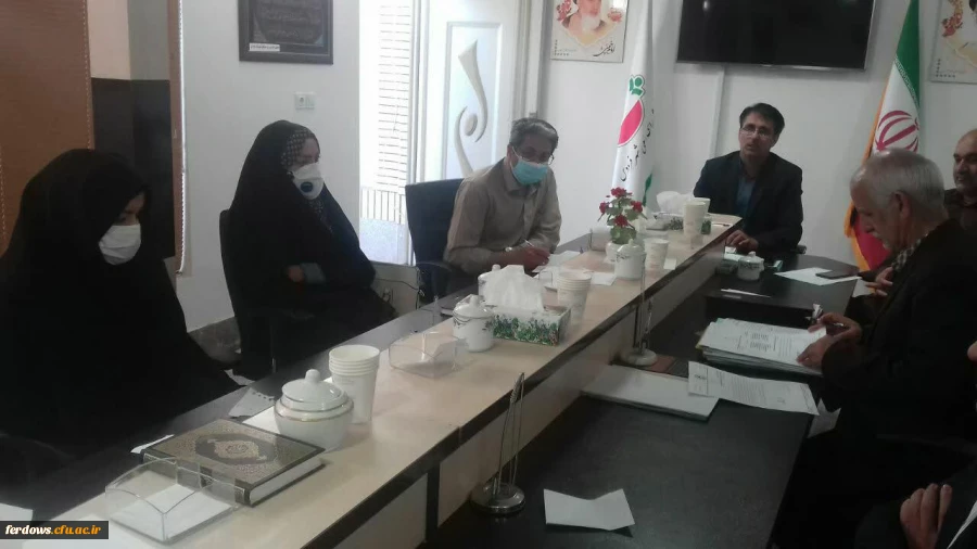 حضور سرپرست،  اساتید و کارکنان واحد بنت الهدی صدر فردوس  در جمع اعضای محترم شورای اسلامی  شهرستان فردوس جهت عرض تبریک هفته شورا 2