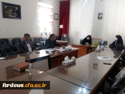 برگزاری جلسه آموزشی با اساتیددرمورد دستور العمل های بخشنامه شماره 3 آموزش - حضور دانشگاه و برگزاری امتحانات پایان ترم  2