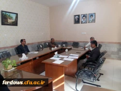 برگزاری جلسه آموزشی با اساتیددرمورد دستور العمل های بخشنامه شماره 3 آموزش - حضور دانشگاه و برگزاری امتحانات پایان ترم  3