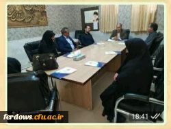 بازدید سرپرست محترم پردیس های استان خراسان جنوبی جناب آقای دکتر مهدی زاده به همراه هیأت همراه از واحد بنت الهدی صدرفردوس 5