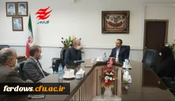  سرپرست مدیریت محترم پردیس های دانشگاه فرهنگیان استان خراسان جنوبی بافرماندار فردوس دیدار کردند 2