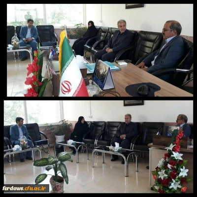 دیدار سرپرست مدیریت محترم پردیس های دانشگاه فرهنگیان استان خراسان جنوبی با مدیر محترم آموزش وپرورش شهرستان