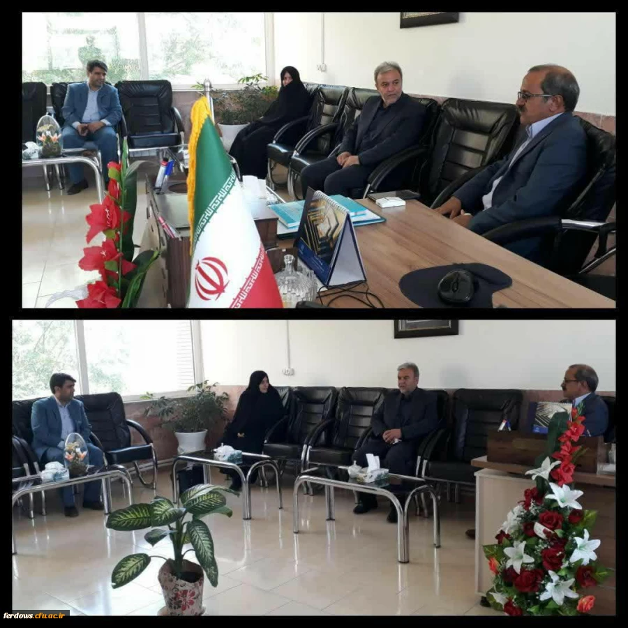 دیدار سرپرست مدیریت محترم پردیس های دانشگاه فرهنگیان استان خراسان جنوبی با مدیر محترم آموزش وپرورش شهرستان 2