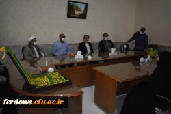 به مناسبت دهه کرامت حضور خادمان حرم حضرت امام رضا(ع) و آوردن پرچم بارگاه مقدس آن حضرت به واحد بنت الهدی صدر فردوس 8