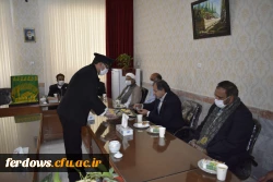 به مناسبت دهه کرامت حضور خادمان حرم حضرت امام رضا(ع) و آوردن پرچم بارگاه مقدس آن حضرت به واحد بنت الهدی صدر فردوس 10