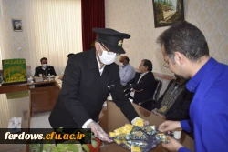 به مناسبت دهه کرامت حضور خادمان حرم حضرت امام رضا(ع) و آوردن پرچم بارگاه مقدس آن حضرت به واحد بنت الهدی صدر فردوس 11