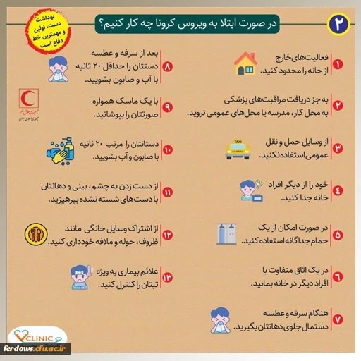 اطلاع رسانی، آموزش و پیشگیری از ویروس کرونا 5