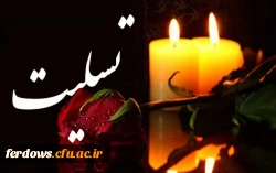 پیام تسلیت درگذشت مادر گرامی آقای حسین نادرزاده 5