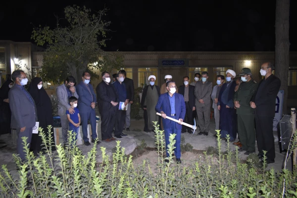 مراسم کلنگ زنی ساخت المان شهدای دانشجو معلم تربیت معلم فردوس 11