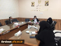 برگزاری کارگروه ارتقا سلامت دانشجویان با حضور کارشناسان شبکه بهداشت ودرمان شهرستان فردوس  2