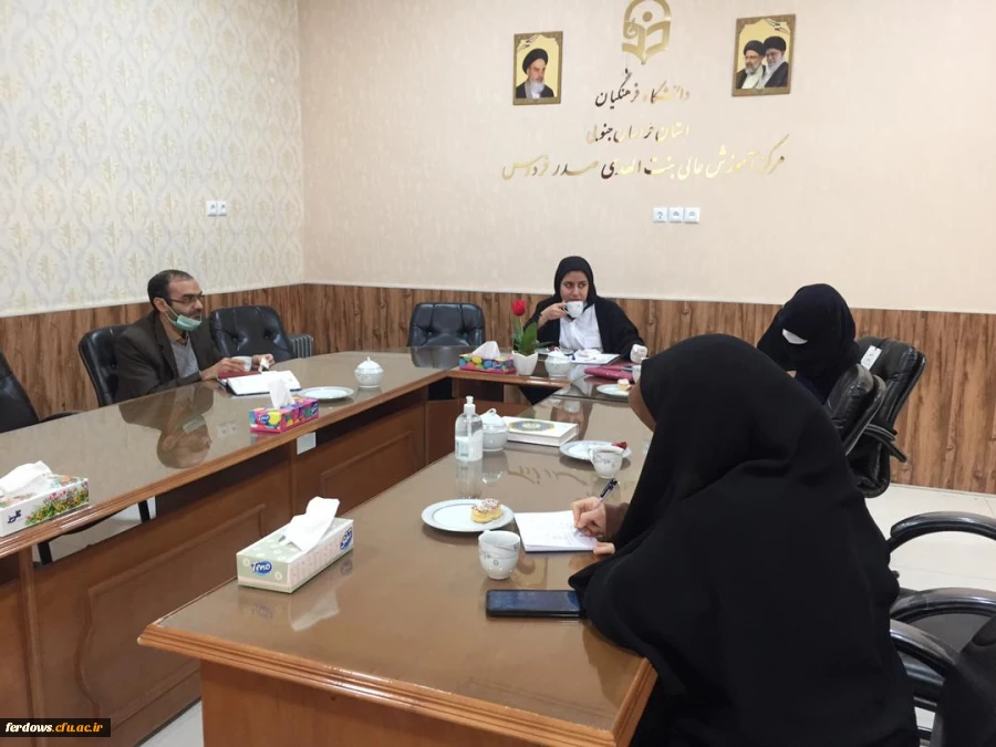 برگزاری کارگروه ارتقا سلامت دانشجویان با حضور کارشناسان شبکه بهداشت ودرمان شهرستان فردوس  2