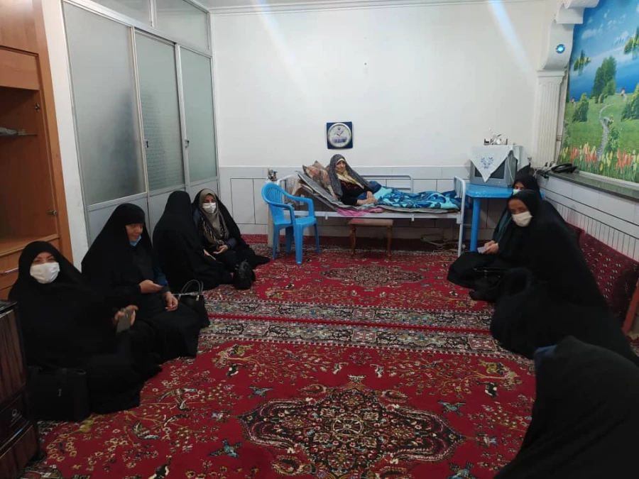 دیدار با مادر شهید والامقام گمنام 5