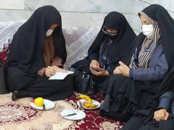 دیدار با مادر شهید والامقام گمنام 6