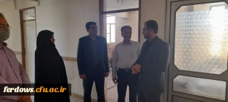 بازدید فرماندارمحترم شهرستان از ساختمان اداری-آموزشی واحد بنت الهدی صدر
