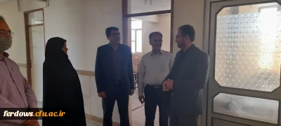 بازدید فرماندارمحترم شهرستان از ساختمان اداری-آموزشی واحد بنت الهدی صدر