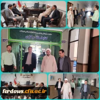  بازدید رئیس امور پردیس های دانشگاه فرهنگیان  استان خراسان جنوبی از واحد دانشگاهی بنت الهدی صدر فردوس 2