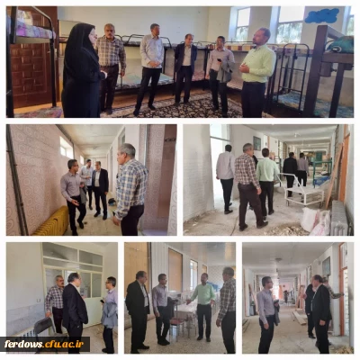 بازدید معاون سیاسی امنیتی و اجتماعی فرمانداری از خوابگاه های دانشجویی دانشگاه فرهنگیان فردوس