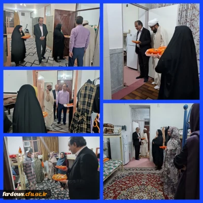 پذیرایی از دانشجویان در شب ولادت رسول اکرم