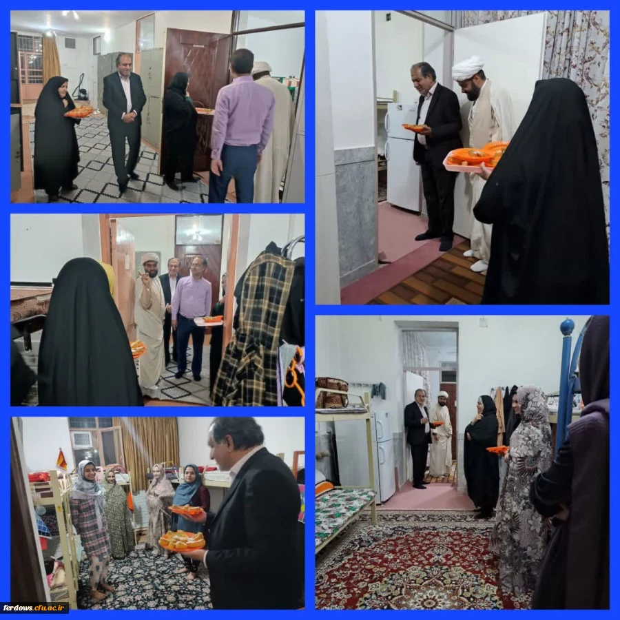 پذیرایی از دانشجویان در شب ولادت رسول اکرم 2