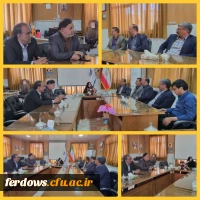 دیدار اعضای شورای اسلامی و شهردار باغستان با سرپرست دانشگاه فرهنگیان 2