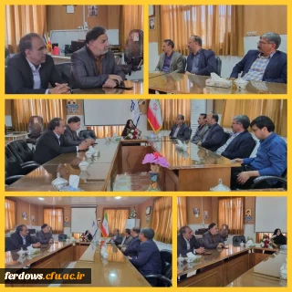 دیدار اعضای شورای اسلامی و شهردار باغستان با سرپرست دانشگاه فرهنگیان