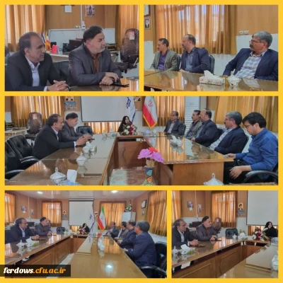 دیدار اعضای شورای اسلامی و شهردار باغستان با سرپرست دانشگاه فرهنگیان
