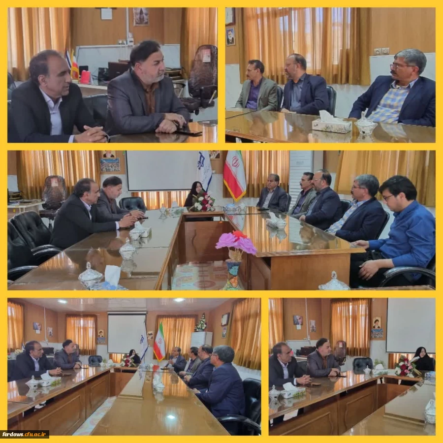 دیدار اعضای شورای اسلامی و شهردار باغستان با سرپرست دانشگاه فرهنگیان 2