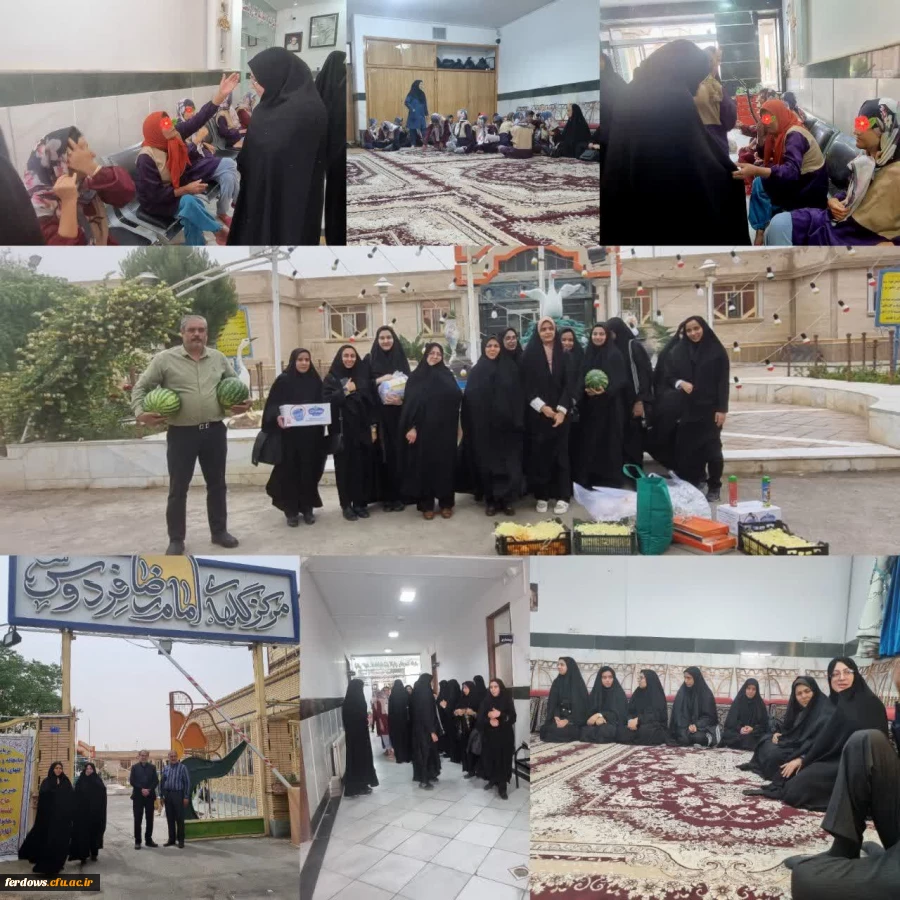 حضور در مرکز  جامع نگهداری و توانبخشی دختران کم توان ذهنی گلهای فردوس 2