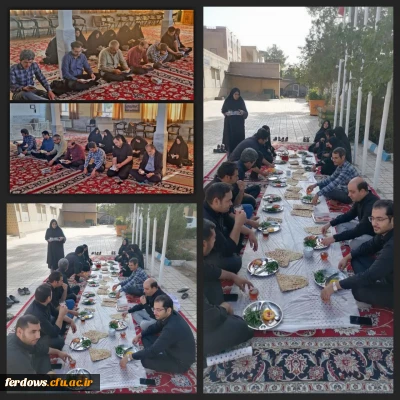 برگزاری دعای پرفیض زیارت عاشورا به مناسبت ایام سوگواری سرور و سالار شهیدان