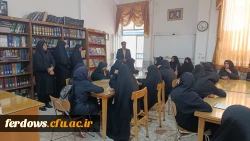 حضور دانش آموزان دبیرستان امام رضا(ع) در دانشگاه فرهنگیان 2