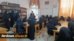 حضور دانش آموزان دبیرستان امام رضا(ع) در دانشگاه فرهنگیان 2