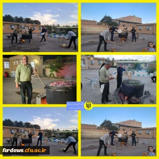 پخت آش به مناسبت هفته سراهای دانشجویی 